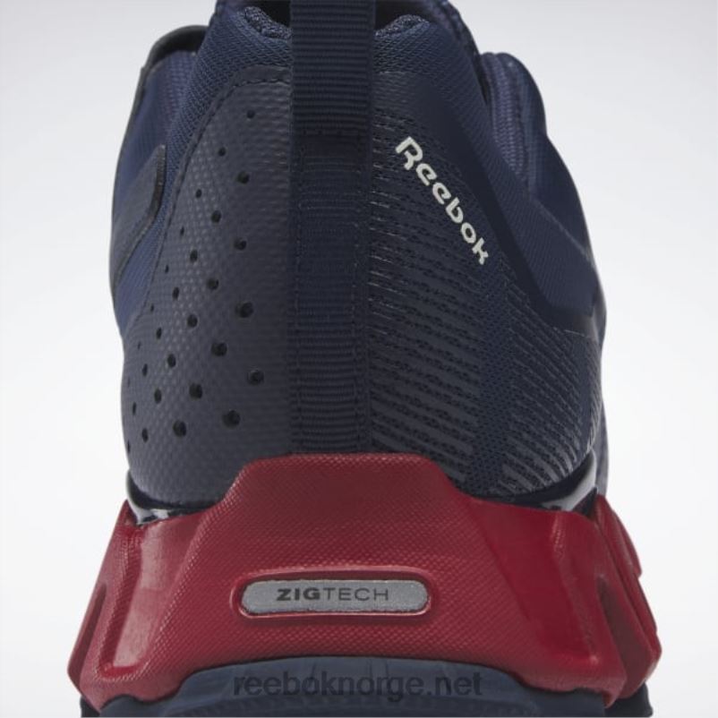 vektor marine/blitsrød/ren grå 1 2X42N1075 Reebok zigwild trail 6 herresko - Bilde 8