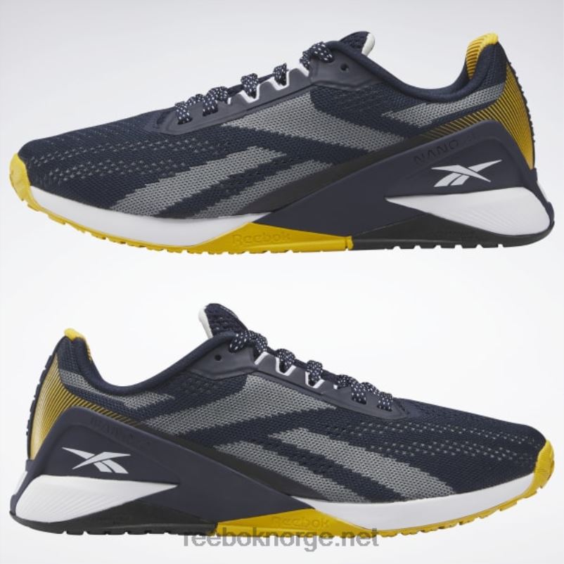 vektor marine/lys oker/kjernesort 2X42N934 Reebok nano x1 treningssko for kvinner - Bilde 4