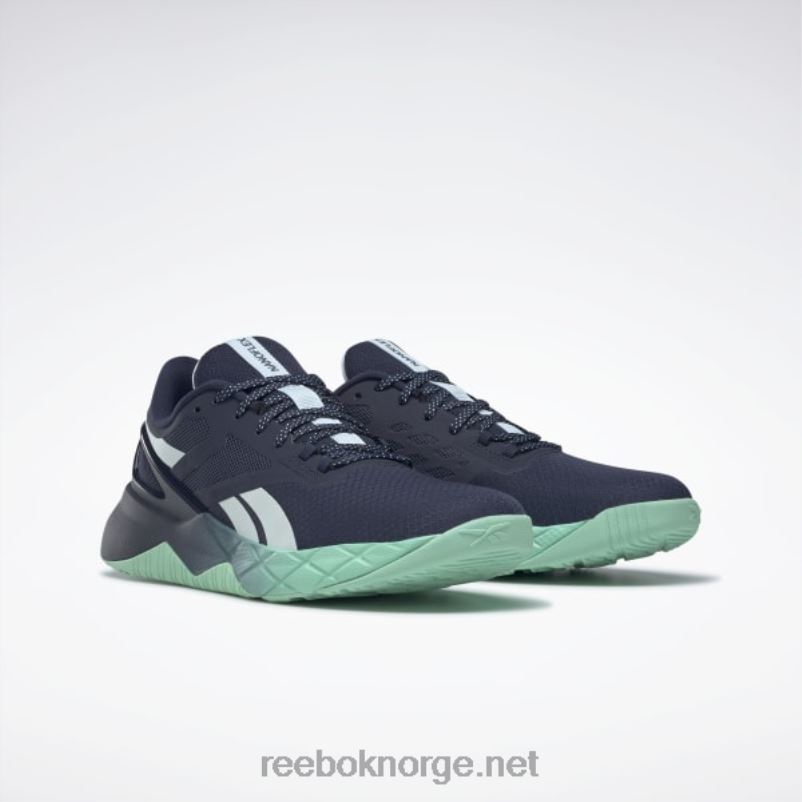 vektor marine/opal glød/hint mint 2X42N469 Reebok nanoflex tr treningssko for kvinner - Bilde 3