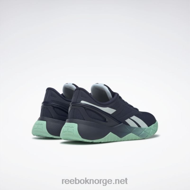 vektor marine/opal glød/hint mint 2X42N469 Reebok nanoflex tr treningssko for kvinner - Bilde 4