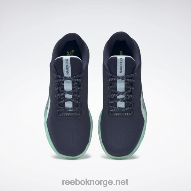 vektor marine/opal glød/hint mint 2X42N469 Reebok nanoflex tr treningssko for kvinner - Bilde 6