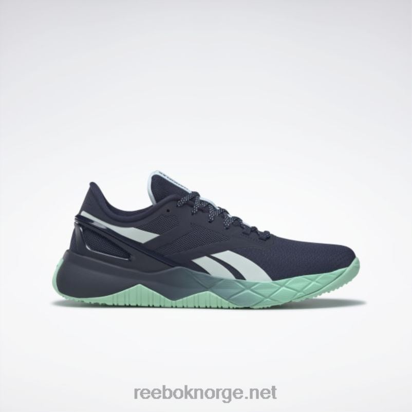 vektor marine/opal glød/hint mint 2X42N469 Reebok nanoflex tr treningssko for kvinner - Bilde 1