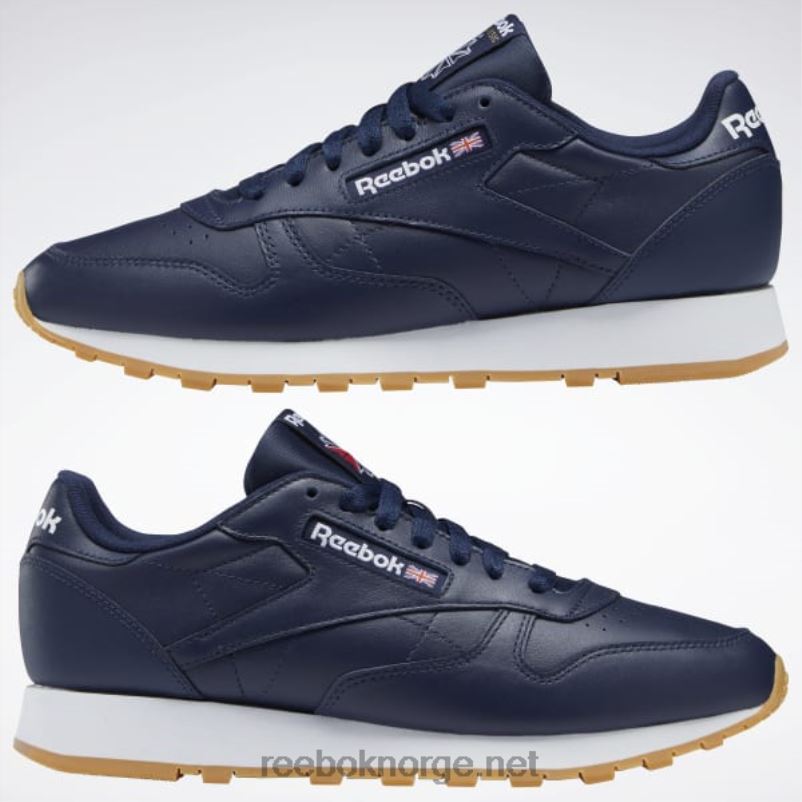 vektor navy/ftwr hvit/reebok gummigummi-03 2X42N105 Reebok klassiske skinnsko - Bilde 9