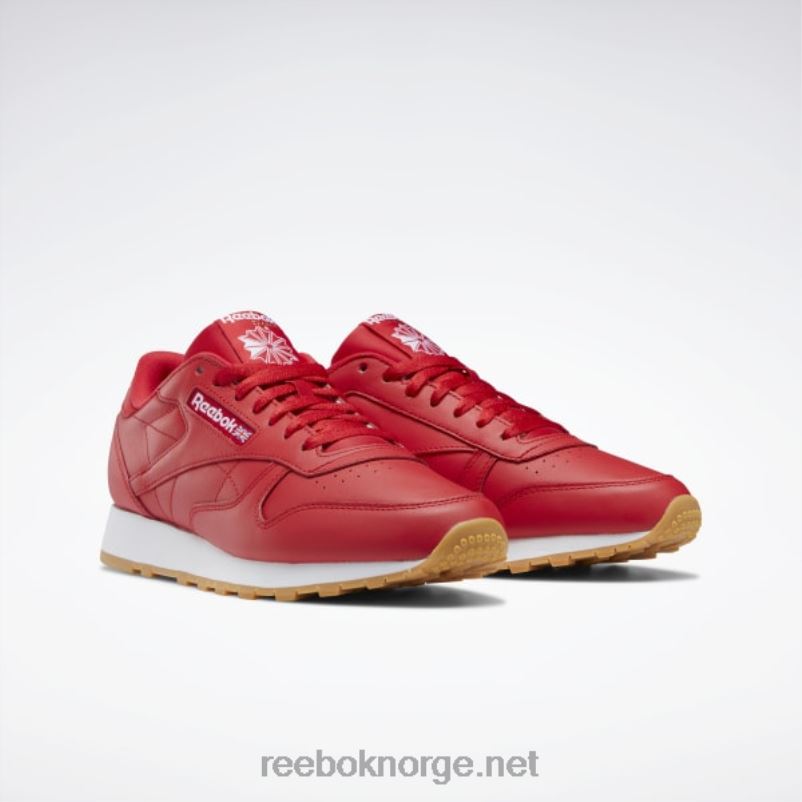 vektor rød/ftwr hvit/reebok gummigummi-03 2X42N126 Reebok klassiske skinnsko - Bilde 3