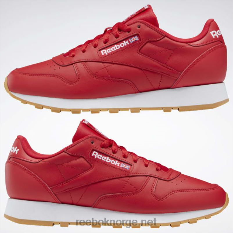 vektor rød/ftwr hvit/reebok gummigummi-03 2X42N126 Reebok klassiske skinnsko - Bilde 9