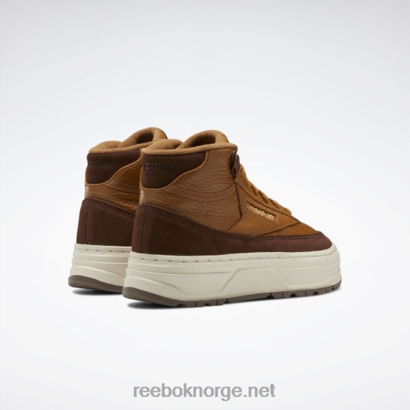 villbrun/børstebrun/ekte beige 2X42N439 Reebok club c geo mid damesko - Bilde 6