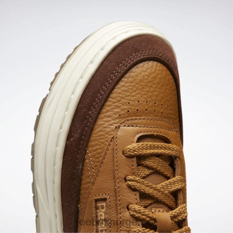 villbrun/børstebrun/ekte beige 2X42N439 Reebok club c geo mid damesko - Bilde 9
