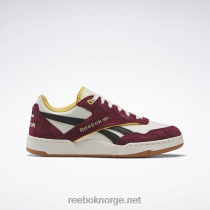 vintage kritt s23-r/klassisk burgunder/kjerne sort 2X42N143 Reebok bb 4000 ii basketballsko