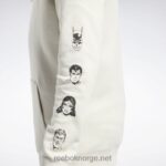 alabast 2X42N310 Reebok dc x logo hettegenser - Bilde 6
