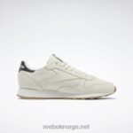 alabast/myk ecru/kjernesort 2X42N77 Reebok klassiske skinnsko - Bilde 2