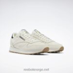 alabast/myk ecru/kjernesort 2X42N77 Reebok klassiske skinnsko - Bilde 3