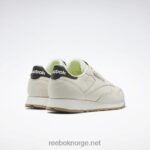 alabast/myk ecru/kjernesort 2X42N77 Reebok klassiske skinnsko - Bilde 4