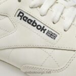 alabast/myk ecru/kjernesort 2X42N77 Reebok klassiske skinnsko - Bilde 7