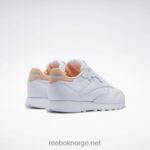 ftwr hvit/blå perle/aura oransje 2X42N424 Reebok klassiske damesko i skinn - Bilde 4