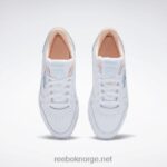 ftwr hvit/blå perle/aura oransje 2X42N424 Reebok klassiske damesko i skinn - Bilde 6
