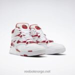 ftwr hvit/blink rød/kjerne svart 2X42N33 Reebok pump omni zone ii sko - Bilde 3