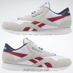 ftwr hvit/blink rød/vektor marine 2X42N1100 Reebok klassiske nylon herresko - Bilde 9
