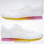 ftwr hvit/ekte rosa/alltid gul 2X42N826 Reebok klassiske harman run damesko - Bilde 9
