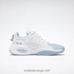 ftwr hvit/flytende blå/giftig gul 2X42N62 Reebok løsning mid basketball sko - Bilde 2