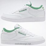 ftwr hvit/glengrønn/solsyregul 2X42N784 Reebok club c 85 sko - Bilde 9