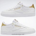 ftwr hvit/gull met. 2X42N404 Reebok club c 85 damesko - Bilde 3