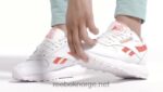 ftwr hvit/halvoransje bluss 2X42N290 Reebok klassiske skinn sp damesko - Bilde 2