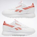 ftwr hvit/halvoransje bluss 2X42N290 Reebok klassiske skinn sp damesko - Bilde 3