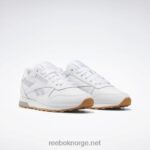 ftwr hvit/kaldgrå 2/kritt 2X42N223 Reebok klassiske damesko i skinn - Bilde 3