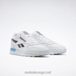 ftwr hvit/kjernesort/strålende aqua 2X42N684 Reebok klassiske skinnsko - Bilde 3