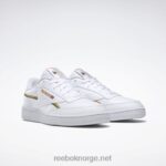 ftwr hvit/kollegialt gull/mørk grønn 2X42N313 Reebok club c 85 veganske sko - Bilde 2