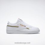 ftwr hvit/kollegialt gull/mørk grønn 2X42N313 Reebok club c 85 veganske sko