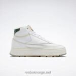 ftwr hvit/kritt/mørk grønn 2X42N61 Reebok club c geo mid damesko - Bilde 4
