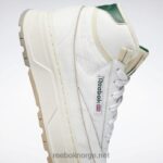 ftwr hvit/kritt/mørk grønn 2X42N61 Reebok club c geo mid damesko - Bilde 9