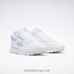 ftwr hvit/lilla glød 2X42N164 Reebok klassiske damesko i skinn - Bilde 3