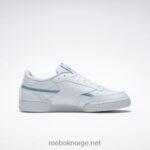 ftwr hvit/lilla glød/klassisk blågrønn 2X42N261 Reebok club c 85 veganske damesko - Bilde 2
