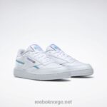 ftwr hvit/lilla glød/klassisk blågrønn 2X42N261 Reebok club c 85 veganske damesko - Bilde 3