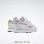ftwr hvit/myk ecru 2X42N724 Reebok klassiske damesko i skinn - Bilde 4
