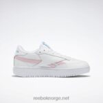 ftwr hvit/rosa glød/strålende aqua 2X42N267 Reebok club c dobbel hevn damesko - Bilde 2