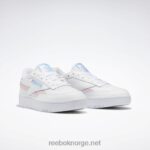ftwr hvit/rosa glød/strålende aqua 2X42N267 Reebok club c dobbel hevn damesko - Bilde 3