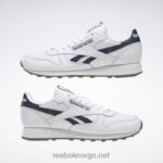 ftwr hvit/vektor marine 2X42N49 Reebok klassiske skinnsko - Bilde 9