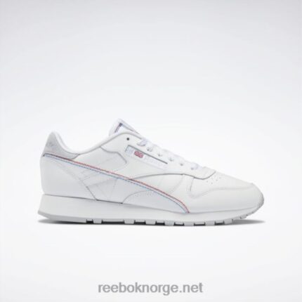 ftwr hvit/vektorblå 2X42N224 Reebok klassisk skinn gjør det til dine sko
