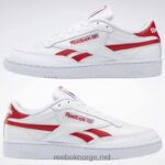 ftwr hvit/vektorrød 2X42N229 Reebok club c hevnsko - Bilde 8