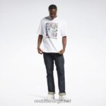 hvit 2X42N374 Reebok dc x superman vs. lex luthor t-skjorte - Bilde 3