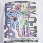 hvit 2X42N374 Reebok dc x superman vs. lex luthor t-skjorte - Bilde 5