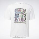 hvit 2X42N374 Reebok dc x superman vs. lex luthor t-skjorte - Bilde 7