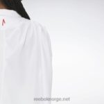 hvit 2X42N379 Reebok pyer moss drapert button-down skjorte - Bilde 4