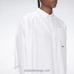 hvit 2X42N379 Reebok pyer moss drapert button-down skjorte - Bilde 5