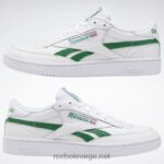 hvit/glengrønn 2X42N237 Reebok club c revenge herresko - Bilde 3