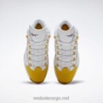 hvit/gul tråd/ultra fiolett 2X42N30 Reebok spørsmål midt basketball sko - Bilde 6