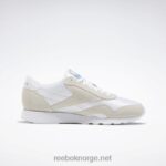 hvit/lys grå 2X42N1141 Reebok klassiske nylon herresko - Bilde 4